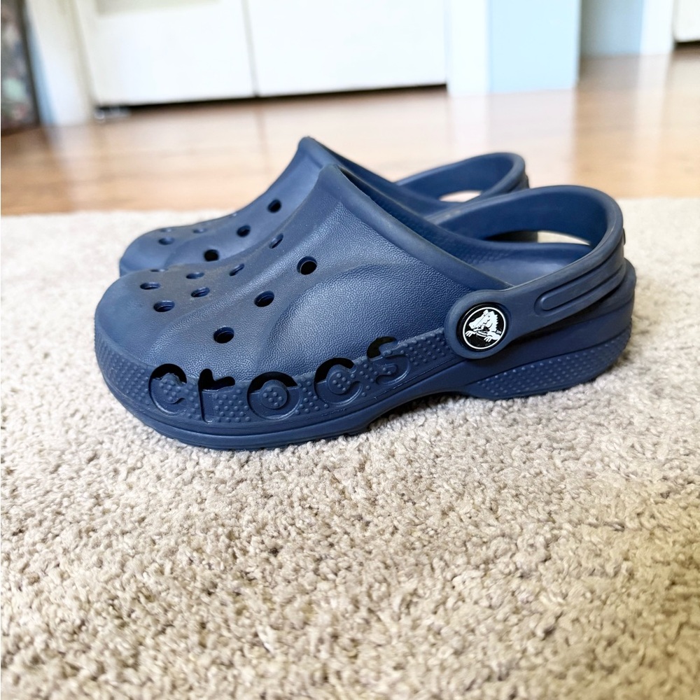 CROCS Kids Shoes in Navy and Black - Picture 9 of 9